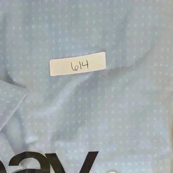 Calvin Klein Infinite Non Iron Slim Fit Stretch Collared Blue Men's Long Sleeve - Picture 14 of 14